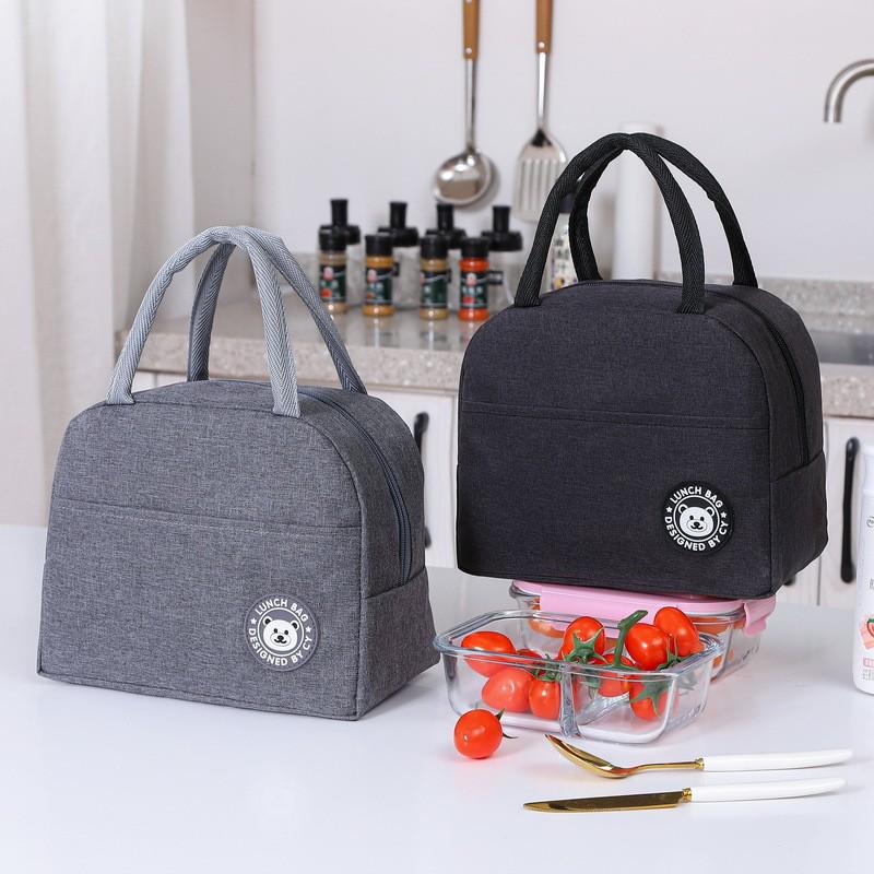 Large Capacity Waterproof Insulated Lunch Bag - Bento, Handheld, Refrigerated Meal Tote