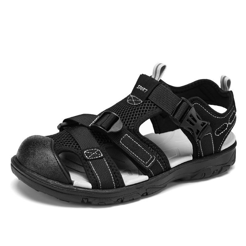 Foreign Trade New Men's Sandals Simple EVA European and American Style Large Size Beach Shoes Outdoor Beach Casual Bag Head Sandals