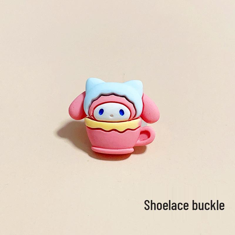 Melody Cartoon Shoelace Buckle - Cute Decorative Doll Accessories for Kids