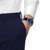 Tissot Leather Strap Blue Dial Men's Fashion Watch T122.423.16.043.00