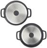 Cotta Waterless Cooking 92081 Pot, Silver, Diameter 20cm, Height 9.5cm, Lid 3cm,