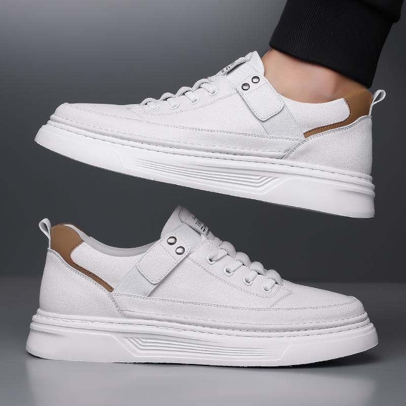 Fashion Italian Style Men Sneakers Breathable Men's Outdoor Fashion Shoes High-quality Men's Leather Casual Shoes Versatile Oxford Shoes