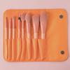 Nongying 8-Piece Animal Hair Makeup Brush Set with Storage Bucket for Beginners
