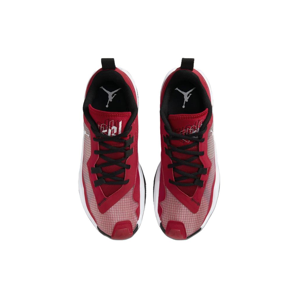 Air Jordan One Take 4 PF Gym Red Sneakers da Uomo Nero Bianco DZ3339-600