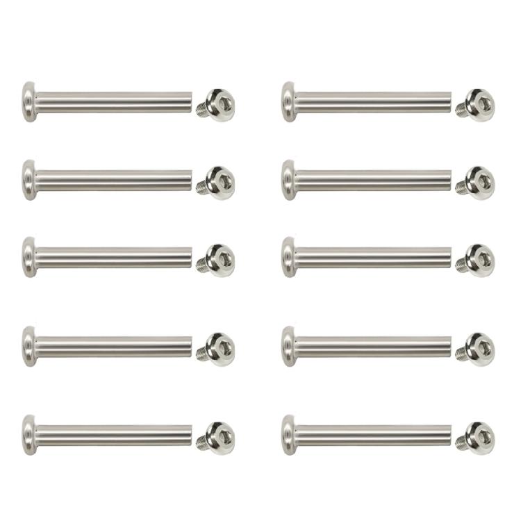 10 Pcs Screws Nails Rivets Inner Hexagon Screws Luggage Wheels Tacks Screws