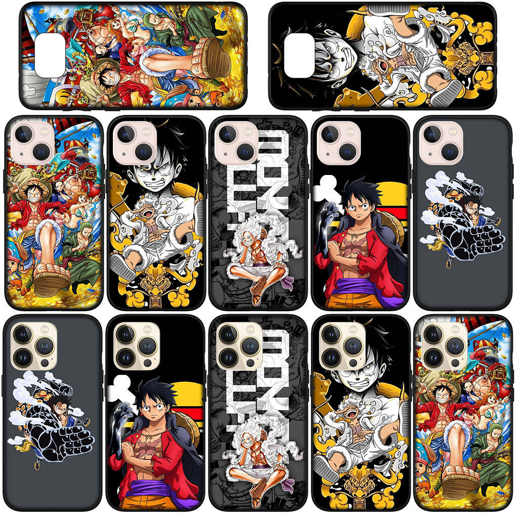 Für Samsung Galaxy S25 S24 S23 S22 Ultra FE Plus A17 A37 A57 A56 A55 A06 A16 A15 A36 A26 A35 A05 A25 A54 A34 Handyhülle Luffy Poster Gear 5 One Piece
