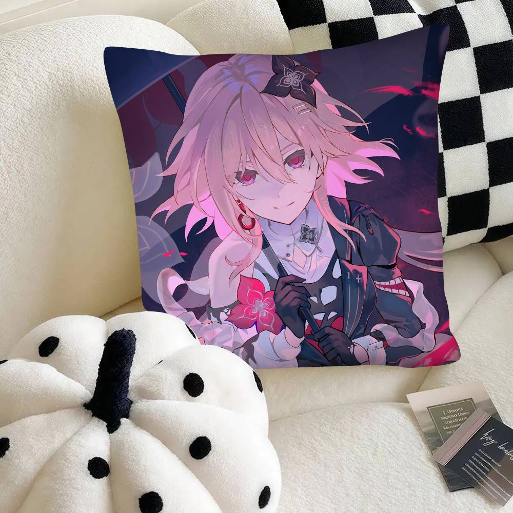 Evernight Hot Game Honkai Star Rail Pillow Case Square Pillow Bedroom Sofa Leisure Comfort Cushion Car Home Decoration