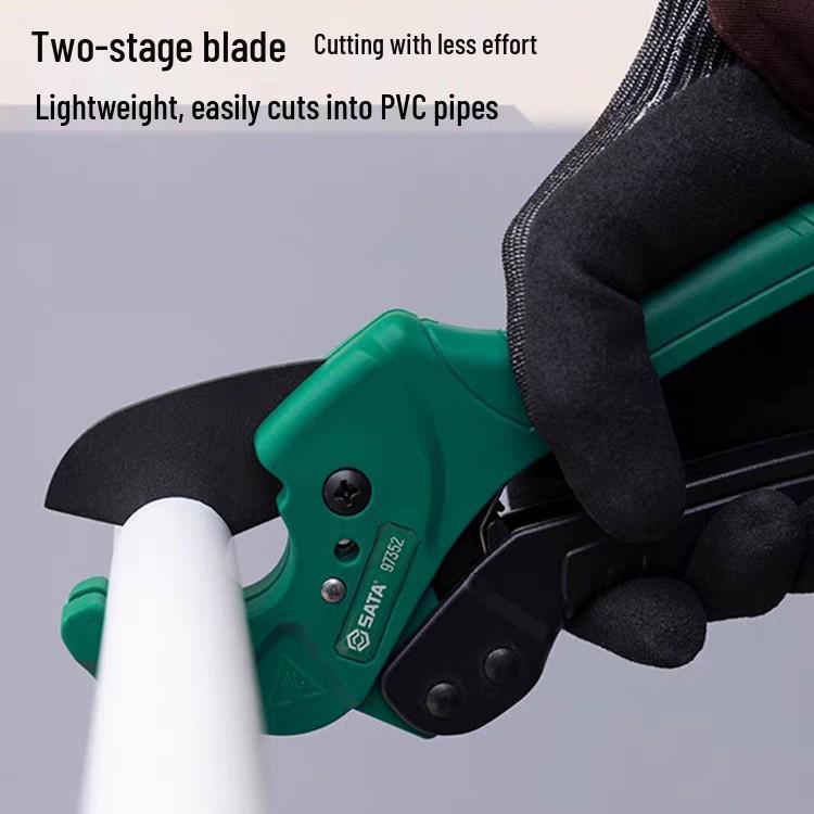 SATA 97351 Quick Pipe Cutter for PVC, PPR, and PE Pipes