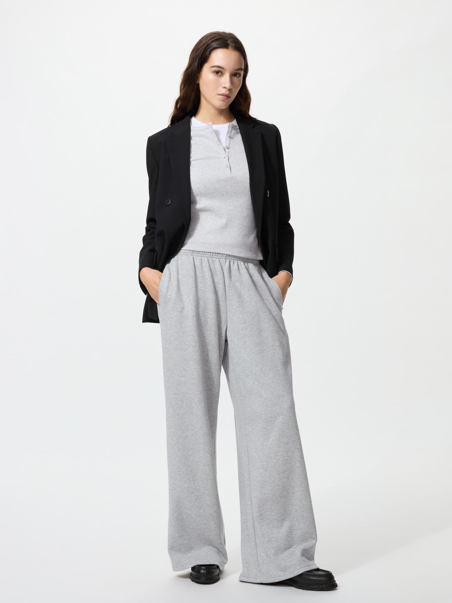 

Uniqlo Japan Sweatshirt Wide Pants Long 03 GRAY/3XL