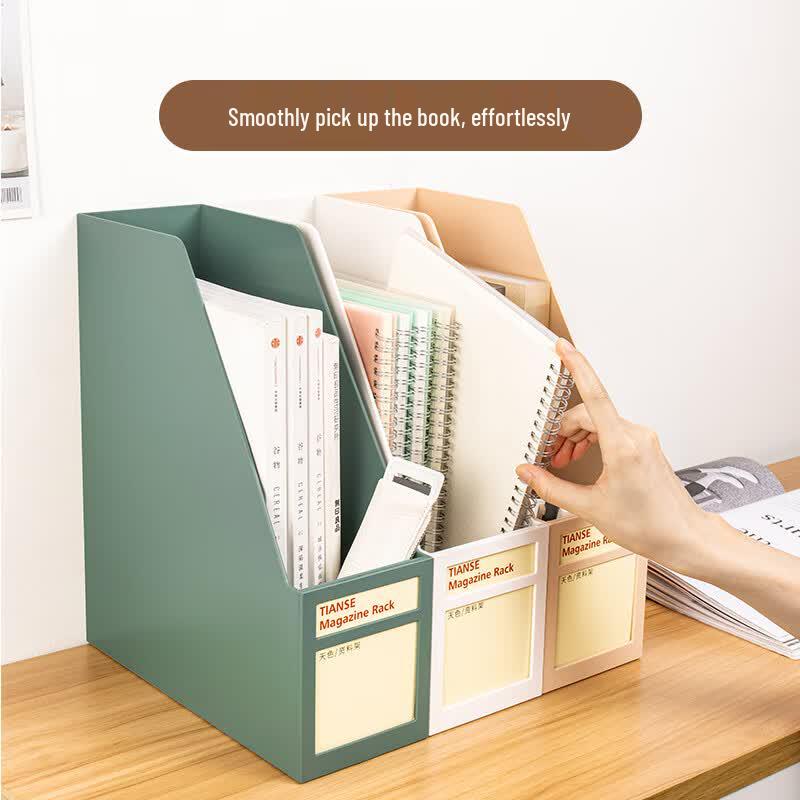 Thickened Desktop File Organizer & Bookend Set Pack of 5