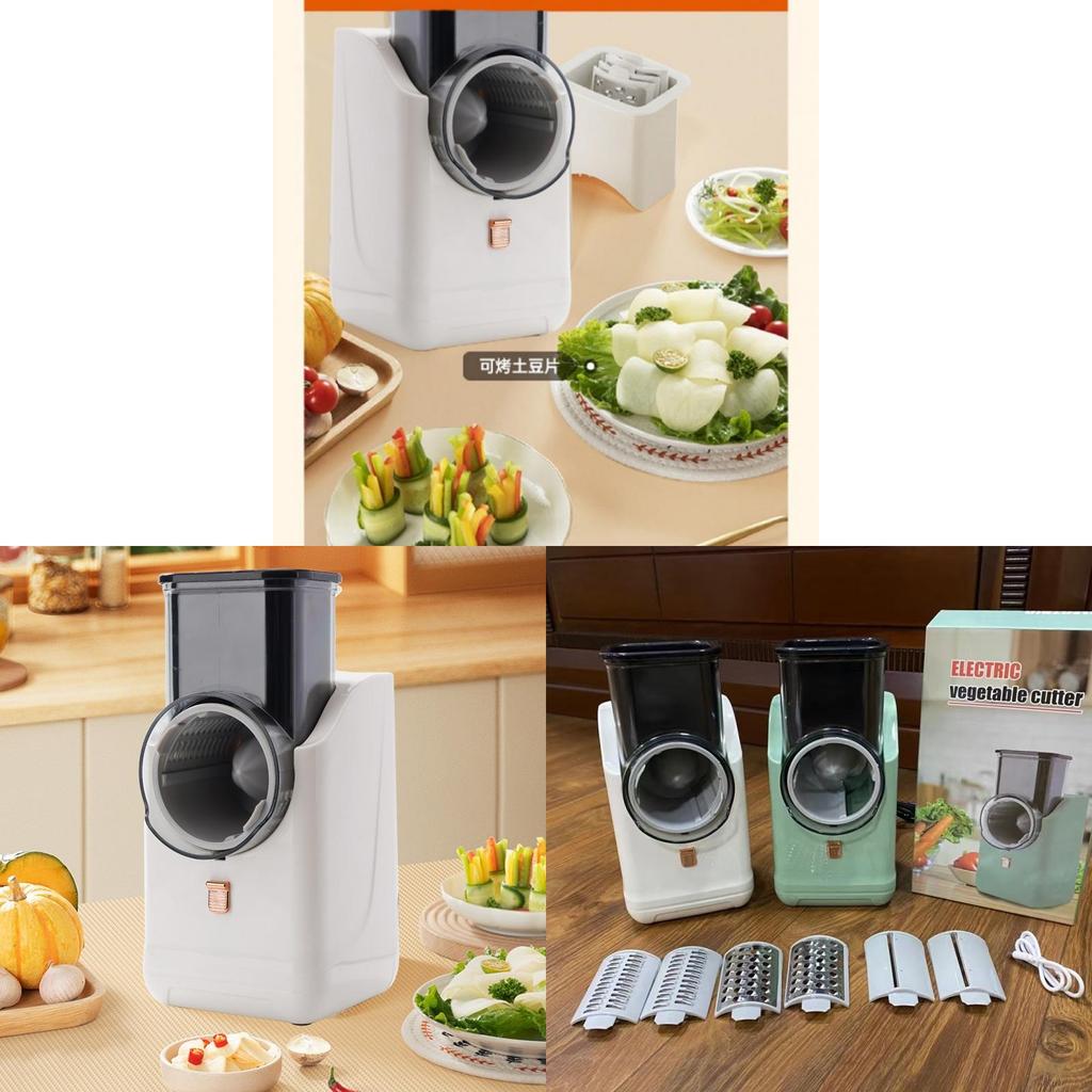 Multifunction Electric Vegetable Slicer With Automatic Cutting For Home Kitchen Use