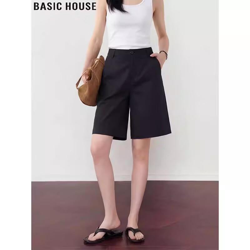 Basic House Women s Commuter A-Line Suit Shorts M