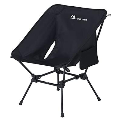 MOON LENCE Outdoor Chair, High/Low 2-Way, New Seat, More Stable, Lightweight, Foldable, Compact, 150kg Weight Capacity, Camping, Ground Chair, Hiking,