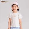 PawinPaw Girls' Cartoon Bear Puff Sleeve T-Shirt
