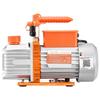 Vacuum Pump, 5 CFM 142 L/min, HVAC Two Stage Rotary Vane AC Vacuum Pump, for R134a R22 R410a Systems, 4 Pole Motor, for Automotive Air Conditioner