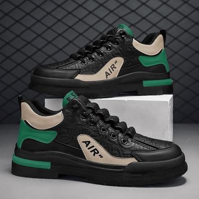 Men's Shoes Spring and Autumn 2025 New Casual Sports Men's Shoes Work Board Shoes Trendy Shoes Platform Trend Versatile Shoes