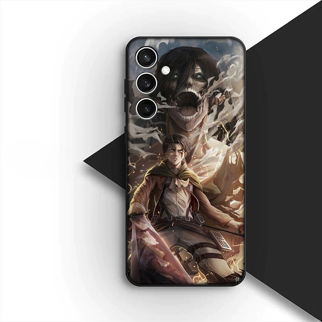Eren Jaeger Levi Attack On Titan Phone Case for Apple iPhone 17 16 14 15 Plus Pro Max 16E ProMax + 15Plus 15+ 16+ Cover