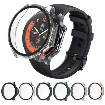 Watch PC Case Tempered Glass Screen Protectors for Watch Smartwatches Protective Cover Scratch-resistant