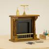 Mini Möbel Spielzeug Puppenhaus Zubehör Holz Kreativ Zuhause Simulation Kamin Modell Miniatur Szenendekoration