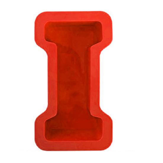 Epoxy Mold Reusable Anti-deformed Easy Demoulding Non-stick Flexible DIY Irregular Form Capital Letter Candle Stencil for Party
