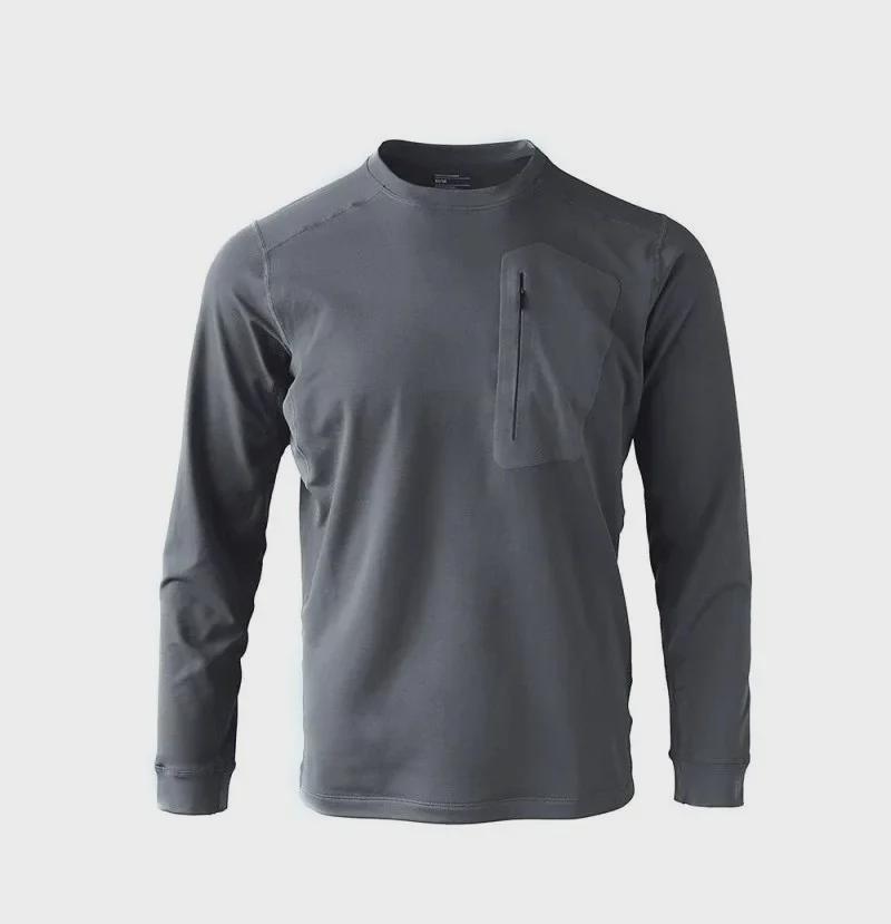 2023 Seria Ptaki Męska Szybkoschnąca Wysokoelastyczna Koszulka z Długim Rękawem do Sportów Outdoorowych