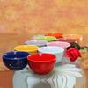 Colorful Large Ceramic Children's Bowl - Creative Underglaze Design for Rice or Porridge