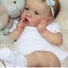 22in Lifelike Reborn Baby Doll Full Body Silicone Vinyl Toddler Toy Girl Boy