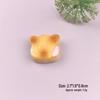 DIY Miniature Bear Head Cookie Toys, Resin Ornaments, Four-Color Crocs and Hair Clip Accessories