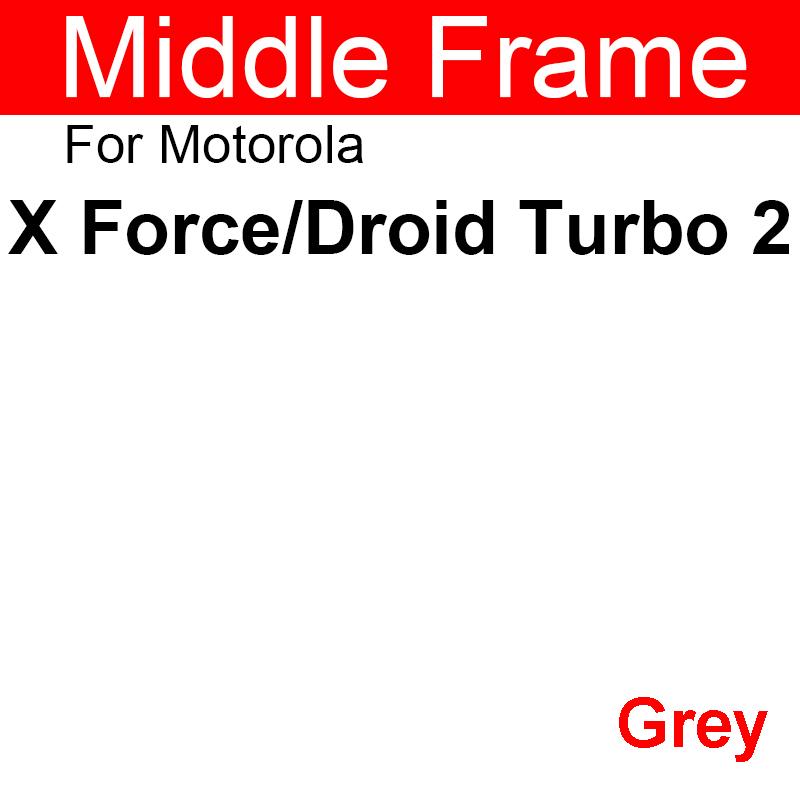 Middle Frame For Motorola Moto X2 X Force X Play X Style X Pro Droid Turbo 2 Middle Frame Housing Bezel Cover Parts