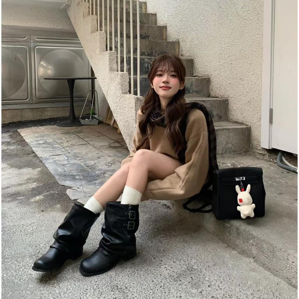 Fashion Lady Boots Shoes Boots-Women 2025 Summer Black Ankle Retro Western Shoes Boots Women New 2025 Ankle Black Summer Ladies Western