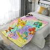 Fluffy Soft Blankets for Bed Kawaii Pokepokes Shaggy Throw Blanket School Bedroom Decoration Home Bedspread the Sofa Warm Winter