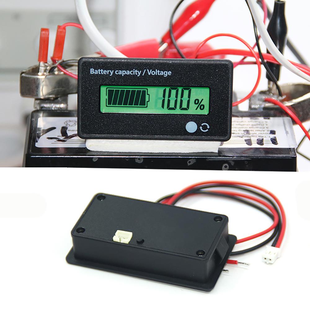 1 Stück DC 12 V 24 V 36 V 48 V 60 V 72 V 84 V grün/blaue Hintergrundbeleuchtung LCD Batterie Kapazität Tester Monitor Messgerät Meter