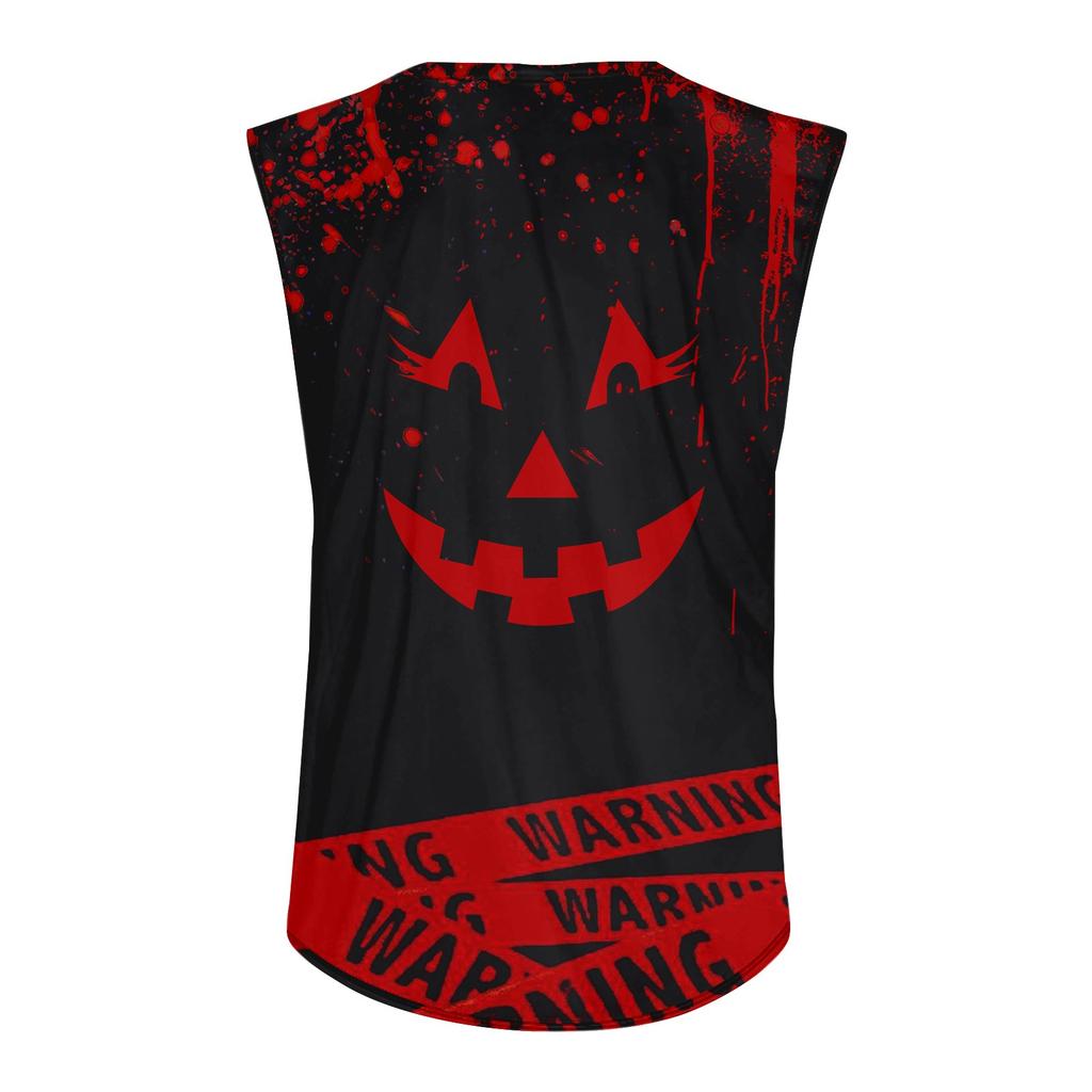 Men's Summer Solid Color Pocket Sports Vest Men's Sports Casual Vest