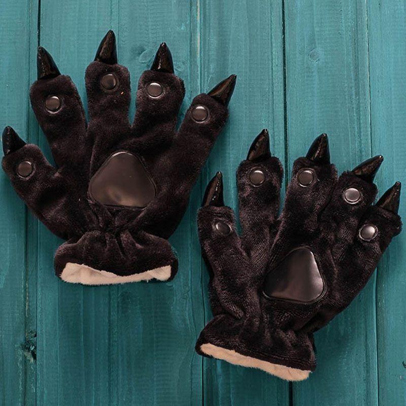 Cozy Dinosaur Cosplay Costume Slippers With Soft Plush Paw Shoes For Winter Warmth