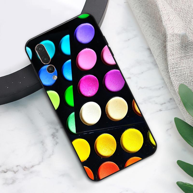 Makeup Eyeshadow Palette Case For Huawei Nova Y73 Y72 Y70 Y90 Y60 Y61 Y91 12s 12i 11i 8i 9 10 SE P40 Lite P60 P30 Pro Huawei P30 Lite