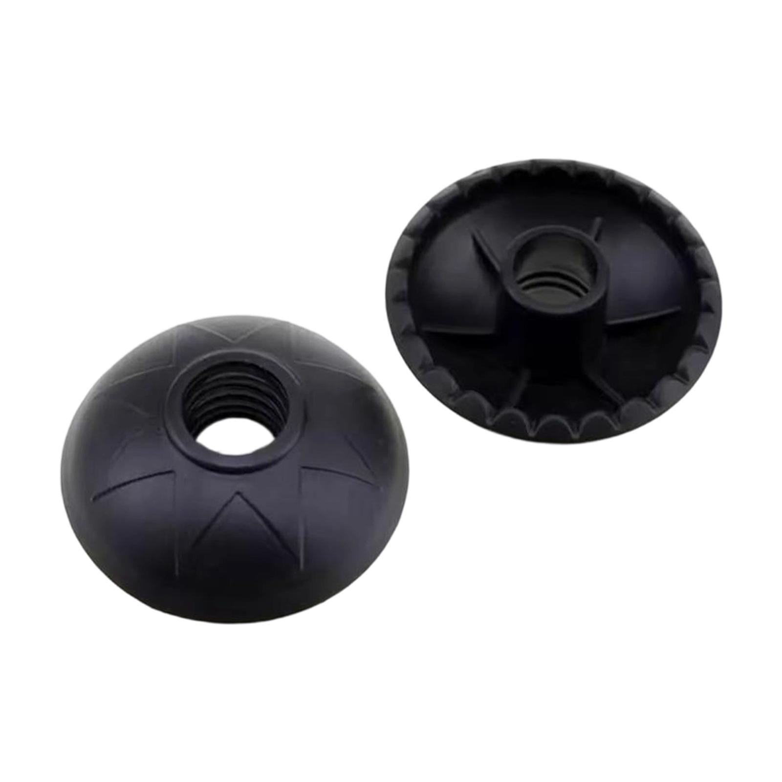 

Portable Trekking Pole Snow Basket PP Material Walking Stick Mud Basket for Outdoor Backpacking чорний