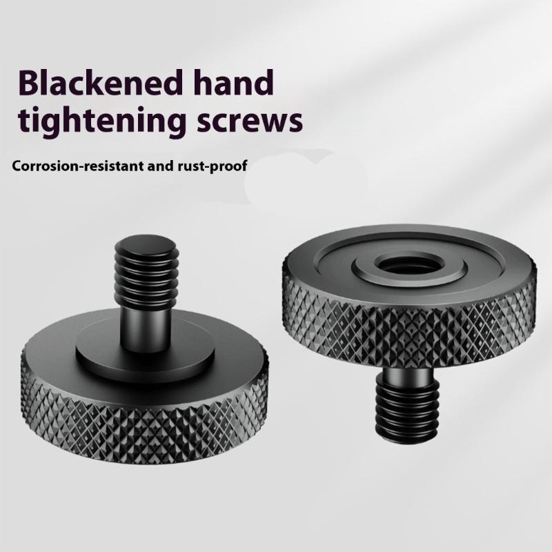 1/4inch Male Thread Thumb Screws Mount Adapter Cup Head For DSLR Camera Cage Kit Accessories Flash Tripod Light