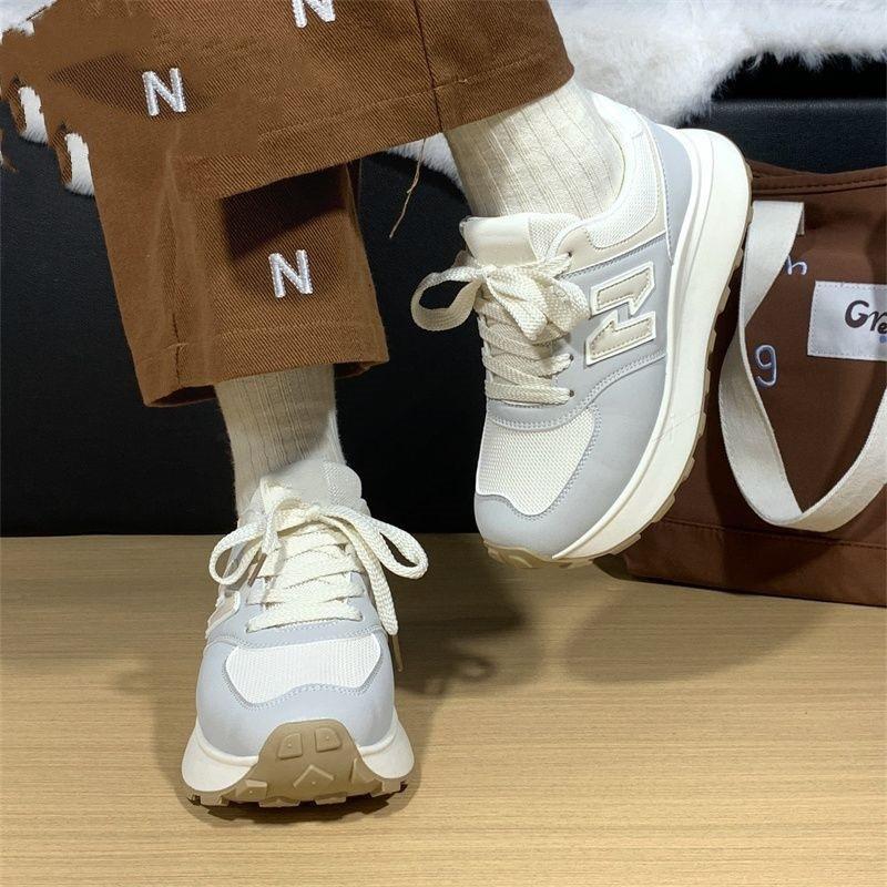 Sports and leisure shoes spring and autumn new soft-soled dad shoes wear-resistant niche design
