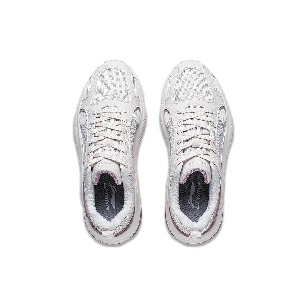 Li Ning Sports Life Collection Low Top Casual Shoes Women's White Sand Gray AGCT392-3