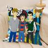 Band BBig Time RRush Cushion Cover Soft Plush Fabric DoubleSided Printed Cushion Covers for All Seasons Home Decor