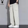 Playboy Men's Ice Silk Loose Fit Cargo Pants