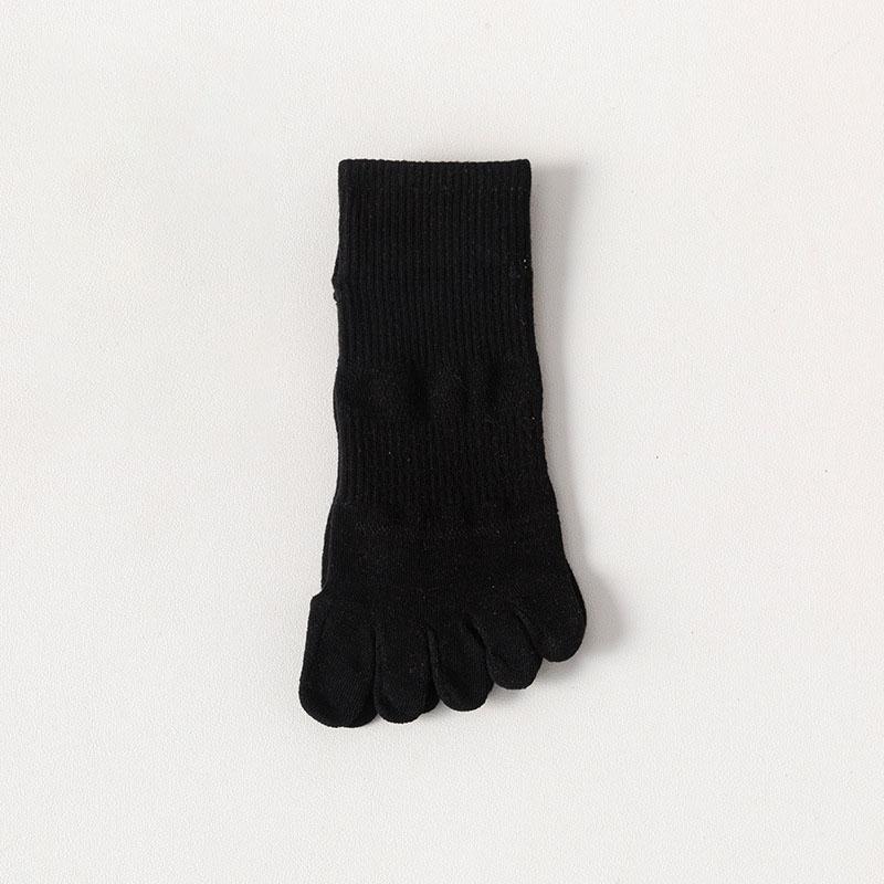 Socks For Women Spring Summer Solid Color Mesh Five Fingers Socks Ankle Short Socks Sweat-absorbing Boat Socks Split Toe Socks