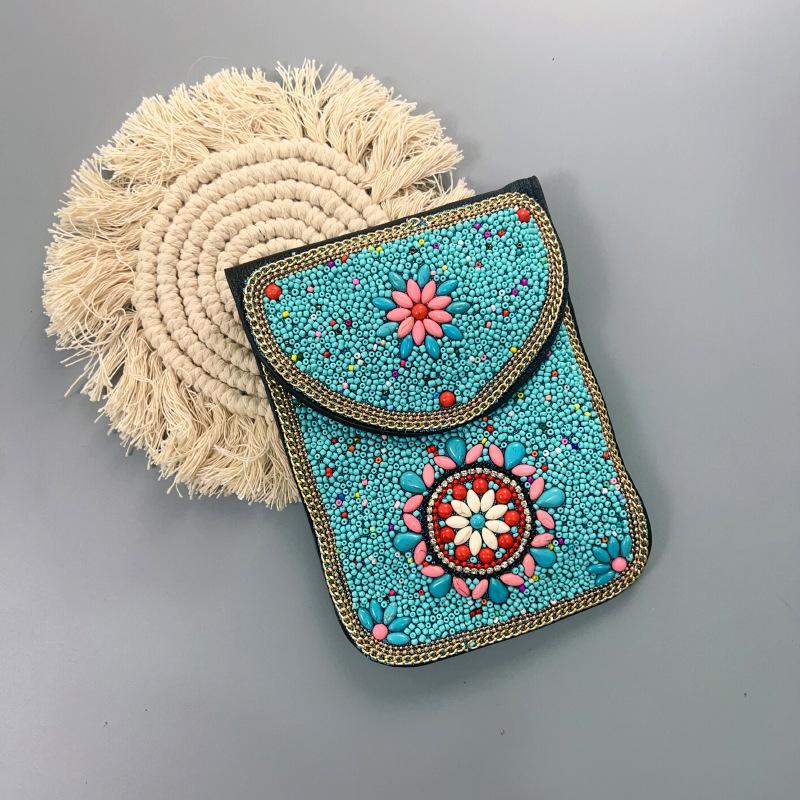 Boho Vintage Veske - Flerroms premium tekstur myk moteriktig allsidig håndlaget dusk risperler