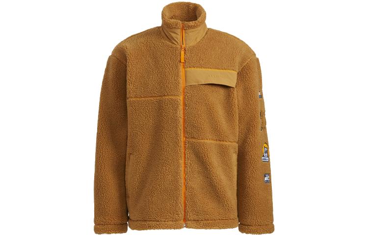Adidas Neo Jackets Unisex Brown Stand Collar Moderate Other HG9028 S