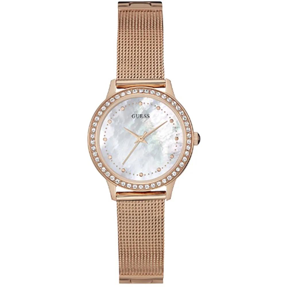 GUESS Chelsea Rose Gold Metal Ladies Quartz Watch W0647L2 розового золота