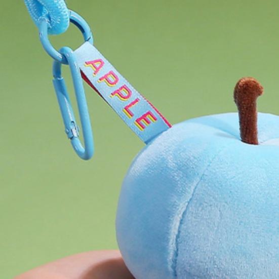 Cute Plush Squeeze Fruit Keychain Soft Mini Stuffed Toy for Stress Relief