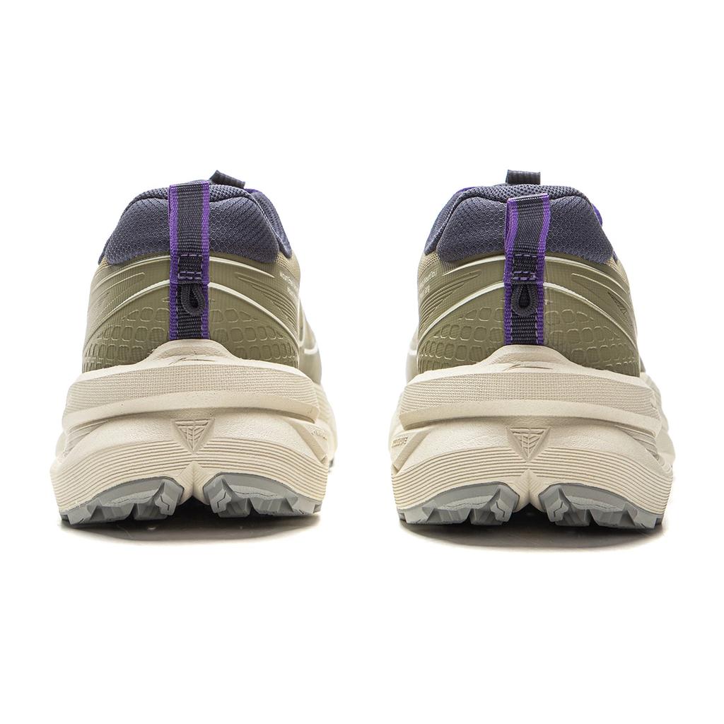 Li Ning Outdoor CF Trail TPU Sports Fashion Shock Absorption Support Rebound Grip Low-Top Hiking Shoes Unisex hiking shoes Sandalwood-Green AHTV027-8