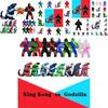 Godzilla Exterminador Pioneiro Rei Kong Colorido Brinquedo de Descompressão Para Alívio de Estresse