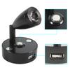 IRV DC12V 24V USB Touch Switch Small Spotlight With Warm Light 2W RV LED Reading Lamp For RV Caravan Camper Trailer Yacht
