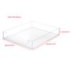 Sumnacon File Tray, Document Tray, Desk Tray, Letter Organizer, Clear Acrylic, Set of 1